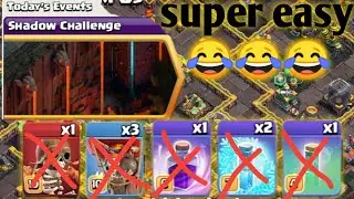 Easily 3 Star Shadow Challenge (Clash of Clans)coc gal