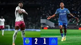 Sporting CP vs Marseille 2-1 UCL highlights 2025