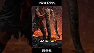 THE REAL FAST FOOD |●Survival #extremefood #mukbang #survival