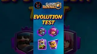 Clash Royale Evolution Test #clashroyale #gaming #games #supercell
