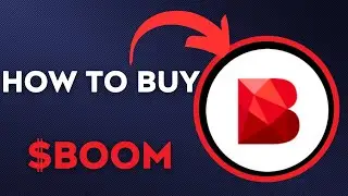 How To BUY $BOOM - BOOM TOKEN CRYPTO COIN IN 60 SECONDS