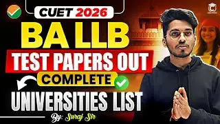 CUET 2026 | Test Papers Out🔥 for CUET BHU BA LLB | Complete Universities List 📄#cuet #ballb