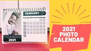 2021 Desk Calendar | New Year Calendar | Handmade Desk Calendar 2021 | New Year Crafts |