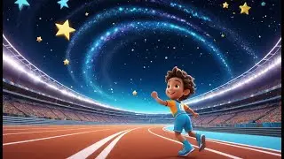 Obstacle Course for JJ&rsquo;s Pedal Kart on Space Track | Fun Kids Song | Cosmic Racing Adventure Rhyme