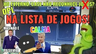 OPL NÃO RECONHECE HD EXTERNO? LISTA DE JOGOS!