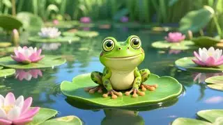 Baby Frog Jump Song | Fun Animal Action Rhyme for Kids | Nursery Rhymes & Songs for Children
