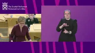 First Minister Statement: COVID-19 Update (BSL) - 22 February 2022