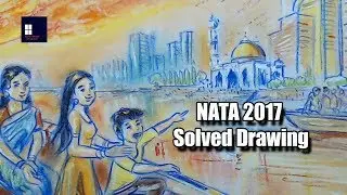 NATA 2017 Solved Drawing