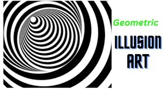 Easy ILLUSION Art drawing 👀|Geometric Illusion art|#diy |_38