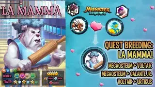 Monster Legends - Quest Breeding Event : La Mamma