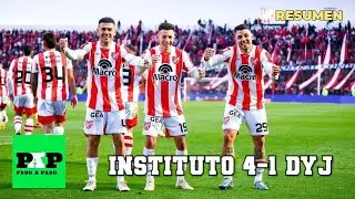 Instituto 4-1 Defensa y justicia | RESUMEN DE TYC SPORTS (PASO A PASO)