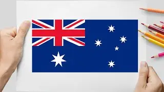 How to Draw the Australia Flag - Easy Drawing Tutorial