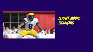Derrick Moore Highlights  Michigan Football
