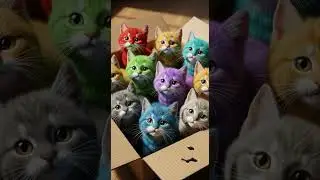 A box of cute kittens See the cutest kitten moments ever #new #shortvideo #catlovers