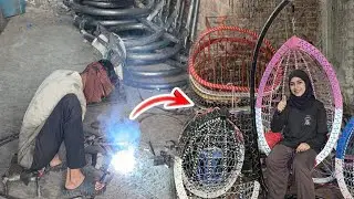 Incredible Balcony Swing Making Process | Skilled Handmade Craftsmanship