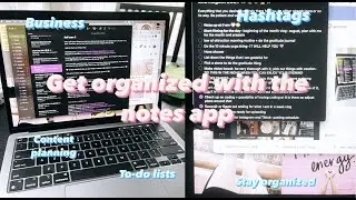 NOTES APP: make these lists/folders to make life easier 😉