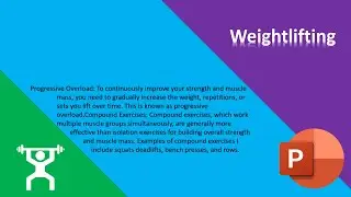 How to create a great power point presentation template about weightlifting tutorial