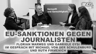 EU-Sanktionen gegen Journalisten: Warweg & Gysi im Gespr&auml;ch mit v.d. Schulenburg & Firmenich