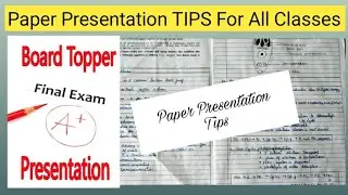 How To Write Exam Like Topper || Paper Presentation Skills | Board Exams 2023 | Secret to be Topper