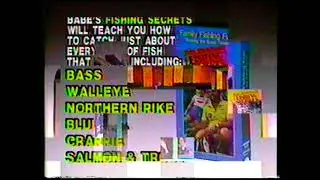 Babe Winkleman Fishing Secrets VHS Commercial - Beta snip