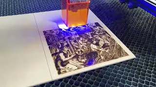Ortur Laser Master2 S2 Wood engraving by LU2-2