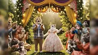 From Proposal to Forever 🐾💍 | Cat Love Story 🐾❤️|| A Beautiful Cat Wedding 🐱💞🐾💍 #catlove #cutecats