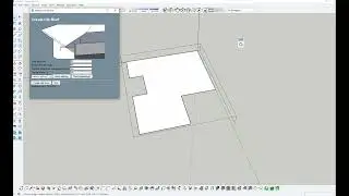 HOW TO CREATE HIP ROOF IN SKETCHUP 2024