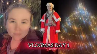 VLOGMAS DAY 1 - Christmas Light Switch On 