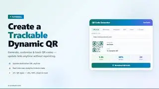 How to Create a Trackable Dynamic QR Code | AceToolz QR Code Generator