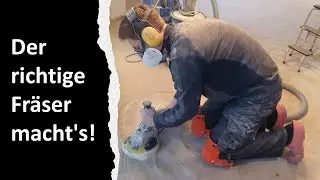 Teppichkleber entfernen und Boden schleifen - Meine Ausr&uuml;stung