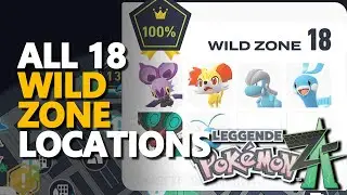 All Wild Zone 18 Pokemon Legends Z-A Locations