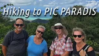 Hiking from COLOMBIER to PIC PARADIS, SAINT MARTIN