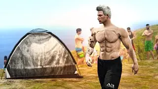 GTA V - VIDA DE JOVEM | CHEGAMOS NO ACAMPAMENTO E JÁ ROLOU FESTA Ep.30