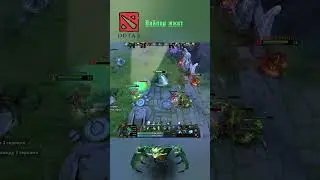 Viper жжёт 🔥 | Жёсткий момент против Necrophos | Dota 2 #shorts