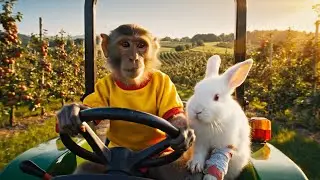 Kira's Apple Farm Adventure - A Monkey's Day of Kindness