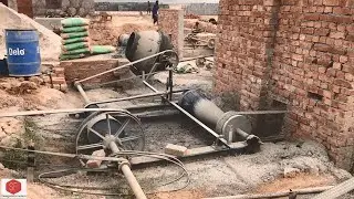 RCC Concrete Pipes Manufacturing With Mixer Machine