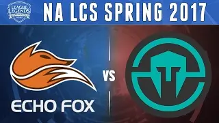Echo Fox vs Immortals - League Of Legends NA LCS Spring 2017 Game 2