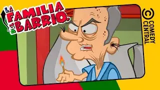 El Abuelo Quemó Los Boletos De Avión | La Familia Del Barrio | Comedy Central LA