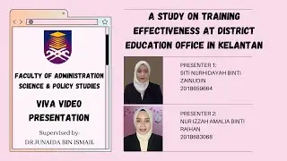 Training Effectiveness at District Education Office in Kelantan