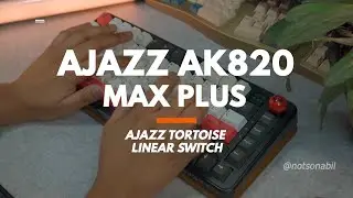 Ajazz Ak820 MAX PLUS - Sound Test - Ajazz Tortoise Switch - Marbely