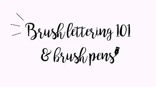 bullet journaling 101 : the how to and the brush pens to use!