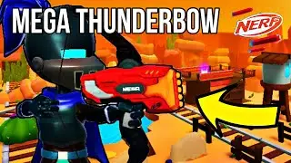 I USED THE MEGA THUNDERBOW BLASTER IN NERF SUPERBLAST! (CACTUS CRAZE EVENT)