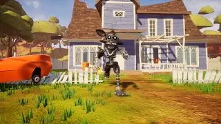 ENCONTREI O FOXY no Hello Neighbor... deu ruim 💀