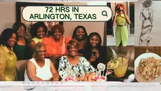 SPEND THE WEEKEND IN ARLINGTON, TEXAS w| me! (sight seeing, b’day party, makeup, air bnb) 🏠🎉💄🍔
