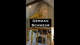 German Schmear Fireplace  #shorts
