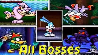 Tiny Toon Adventure Buster Hidden Treasure All Boss