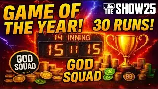 GAME OF THE YEAR! My God Squad in the Closest Game Yet &ndash; MLB The Show 25
