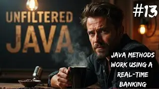 #13 How Java Methods Work Using a Real-Time Banking Transaction Example #java