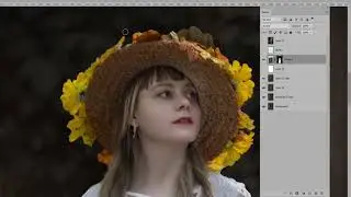 Change a background in Photoshop / Adding lighting effect