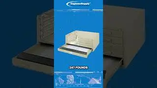 Safco 5-Drawer Steel Flat File: Perfect Large-Format Storage!